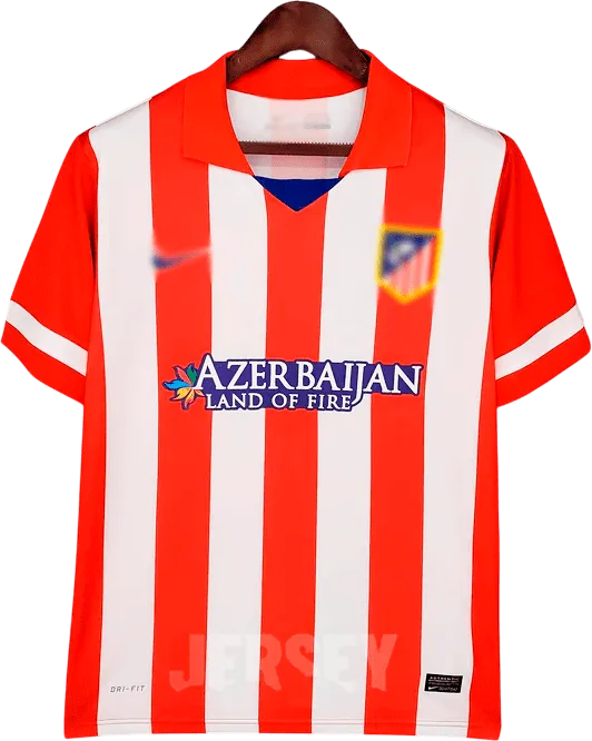 Atlético Madrid Retro-Trikot 2013/14 Heim – Vorderseite