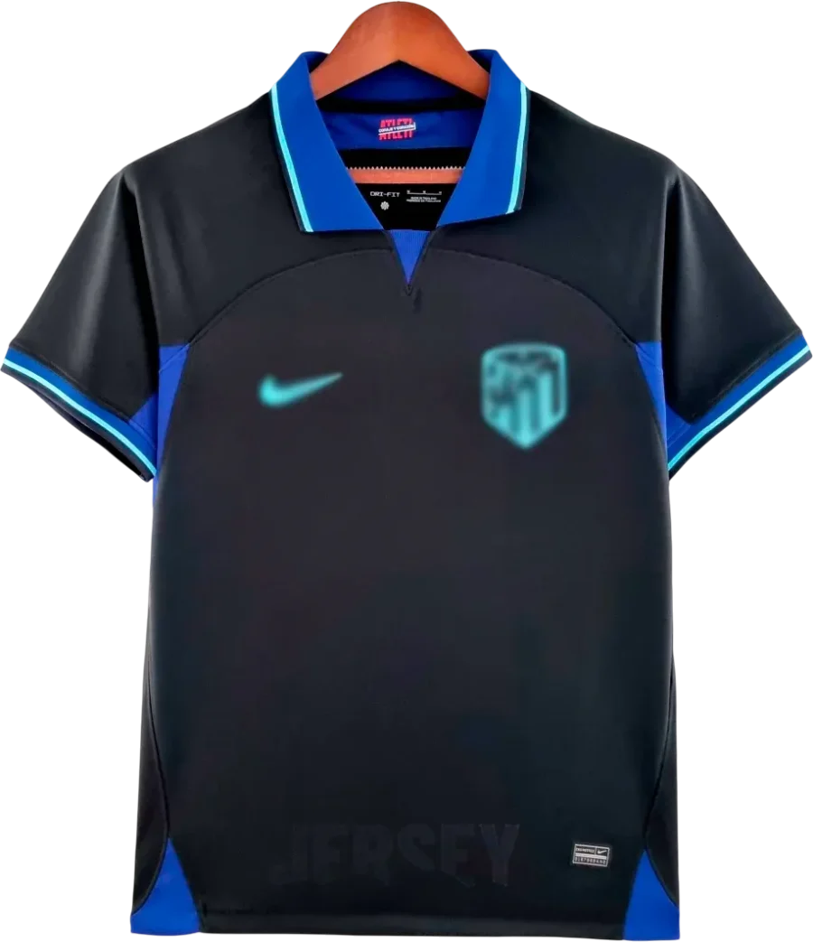 Atlético Madrid Retro-Trikot 2022/23 Auswärts – Vorderseite