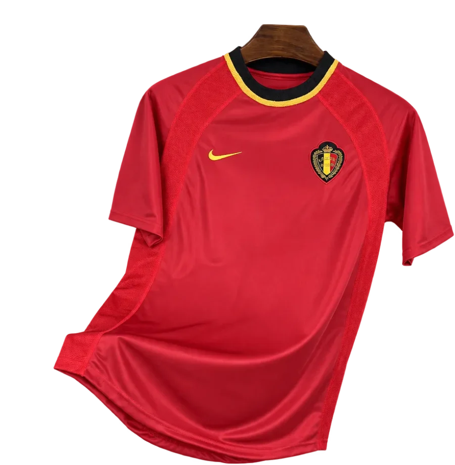 Belgien Retro-Trikot 2000 Heim – Vorderseite