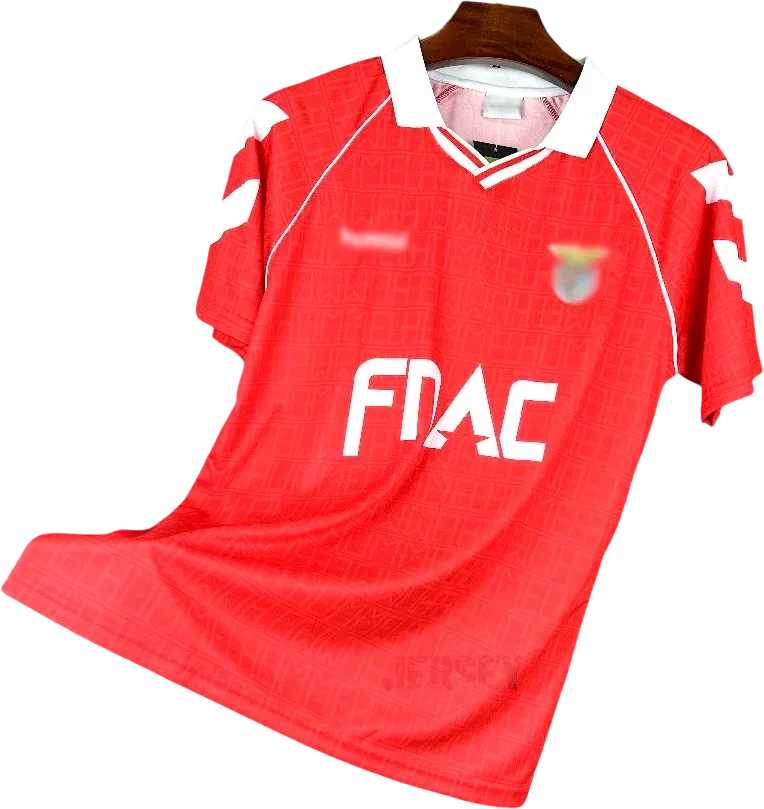 Benfica Lissabon Retro-Trikot 1990 Heim – Vorderseite