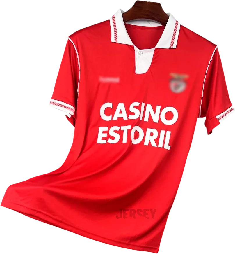 Benfica Lissabon Retro-Trikot 1992/93 Heim – Vorderseite