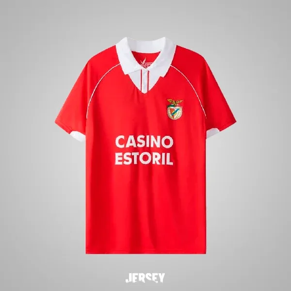 Benfica Lissabon Retro-Trikot 1993/94 Heim – Vorderseite