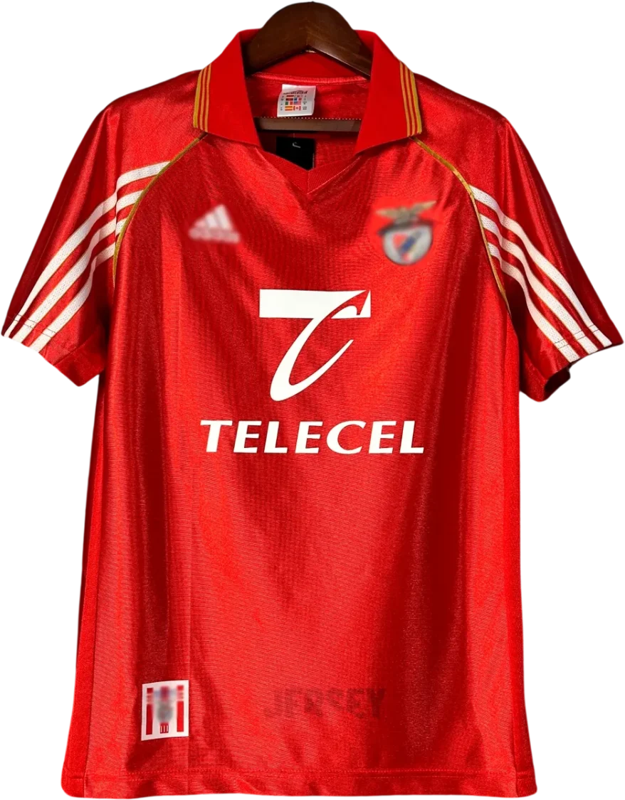 Benfica Lissabon Retro-Trikot 1998/99 Heim – Vorderseite