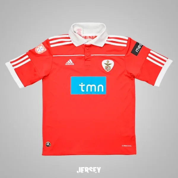 Benfica Lissabon Retro-Trikot 2010/11 Heim – Vorderseite