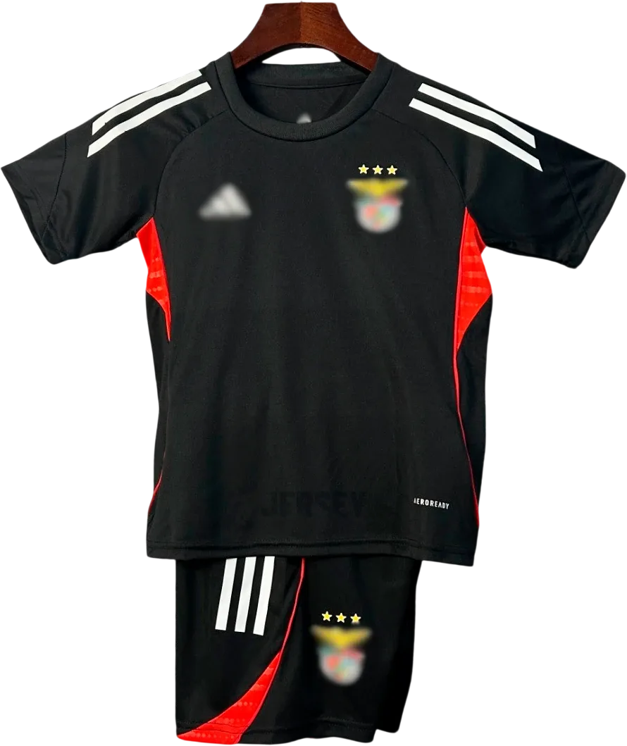 Benfica Lissabon Retro-Trikot 2025/26 Training für Kinder – Vorderseite