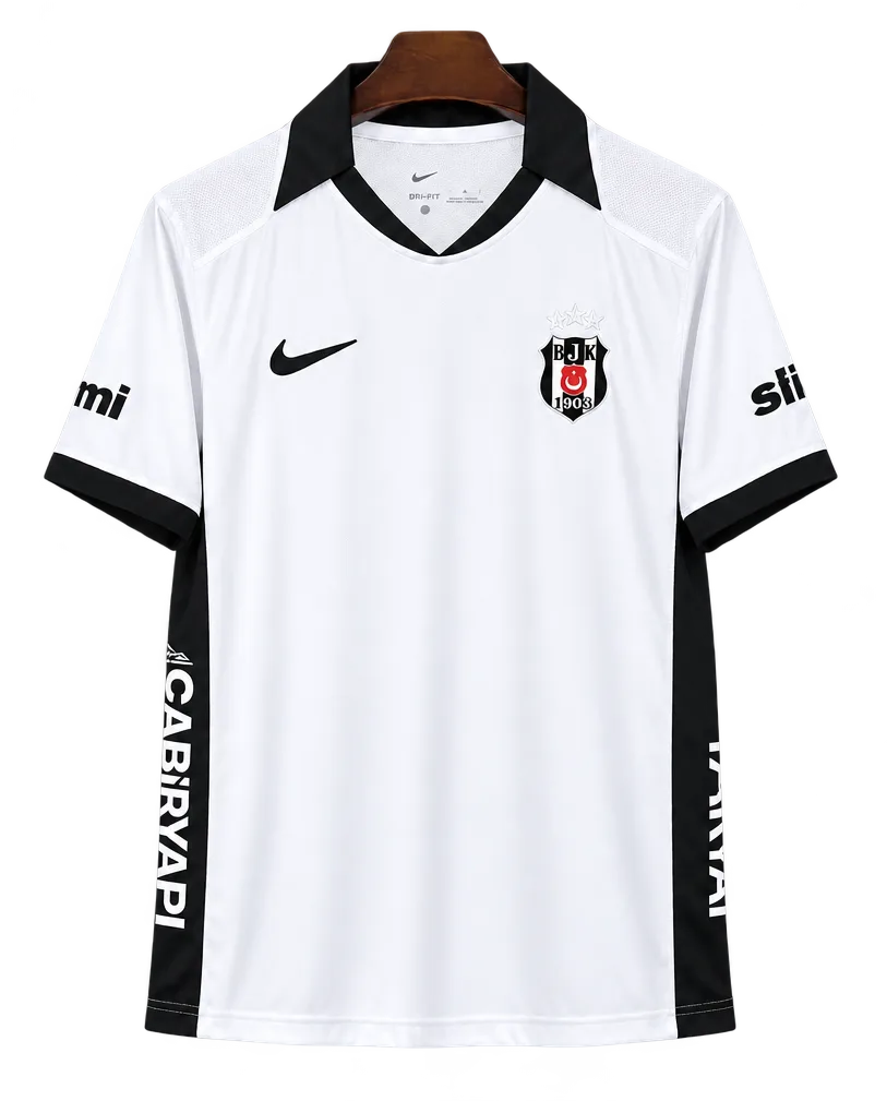 Beşiktaş Istanbul Retro-Trikot 2025/26 Heim – Vorderseite