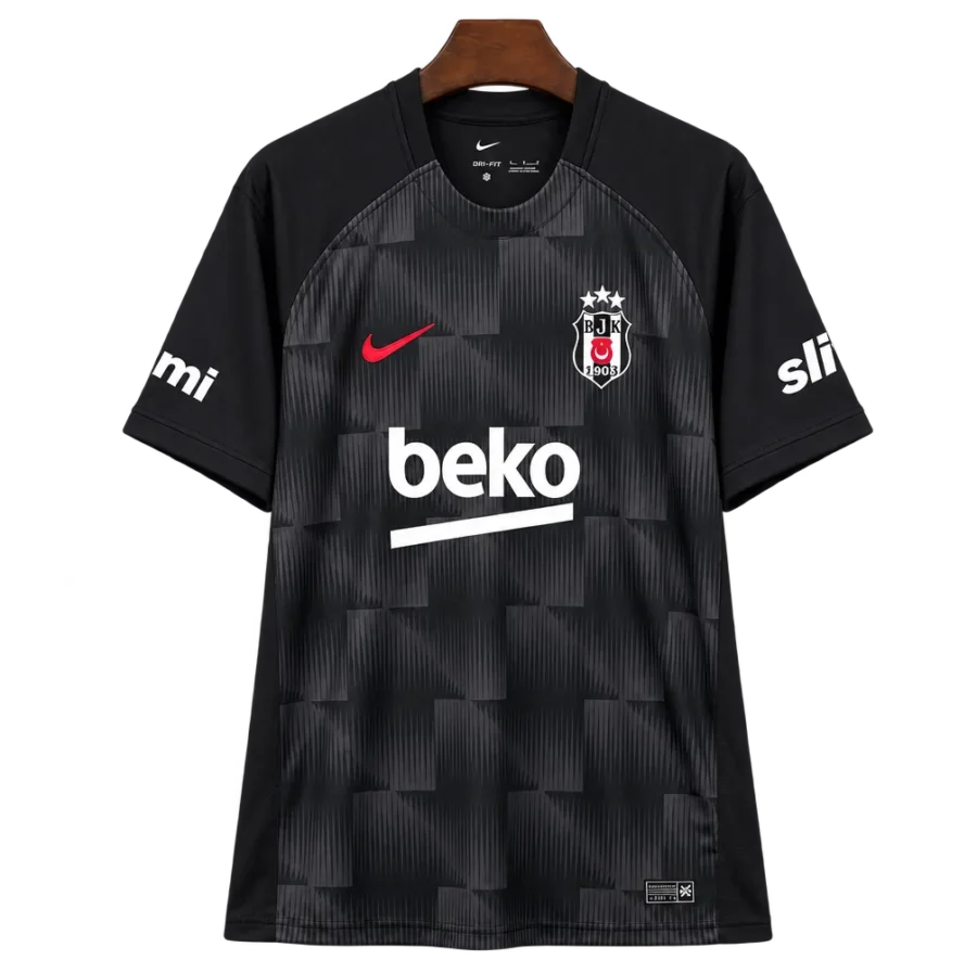 Beşiktaş Istanbul Retro-Trikot 2026/27 Ausweich – Vorderseite
