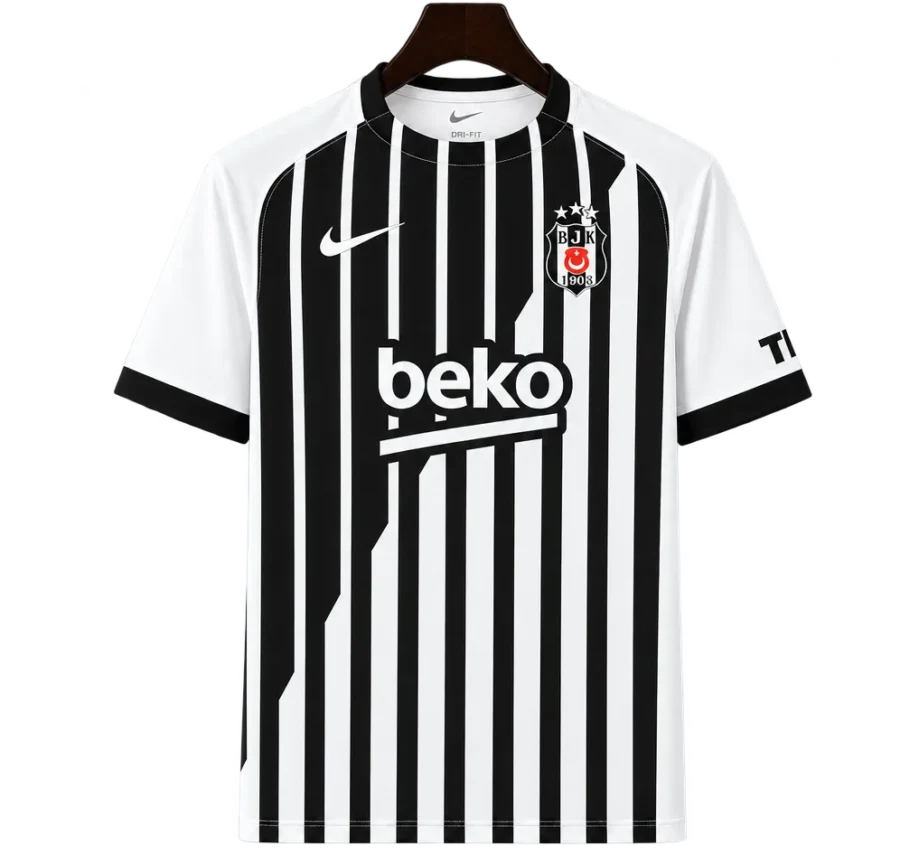 Beşiktaş Istanbul Retro-Trikot 2026/27 Heim – Vorderseite
