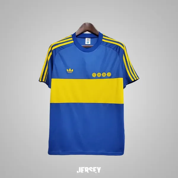 Boca Juniors Retro-Trikot 1981/82 Heim – Vorderseite