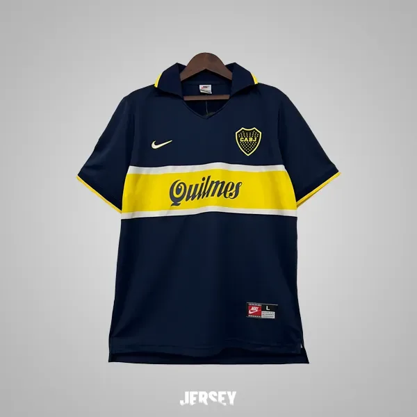 Boca Juniors Retro-Trikot 1996/97 Heim – Vorderseite