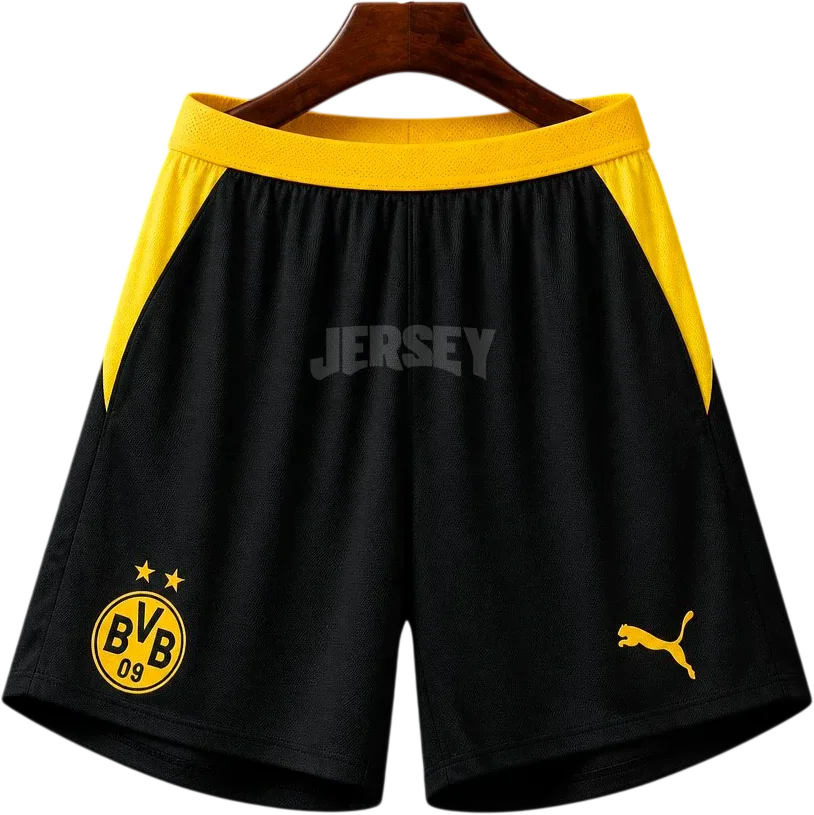 Borussia Dortmund Retro-Shorts 2026/27 Heim – Vorderseite