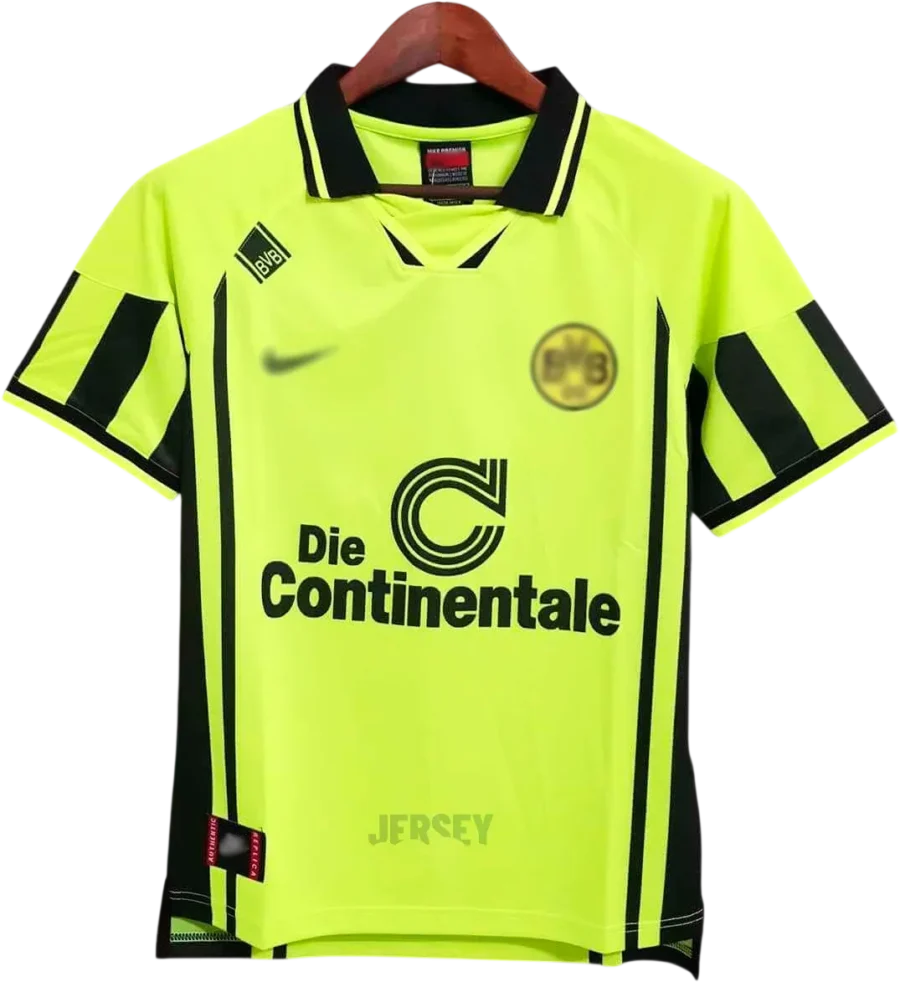 Borussia Dortmund Retro-Trikot 1996/97 Heim – Vorderseite