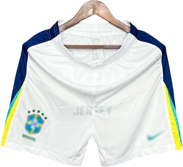 Brasilien Retro-Shorts 2024 Auswärts – Vorderseite
