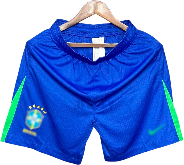 Brasilien Retro-Shorts 2024 Heim – Vorderseite