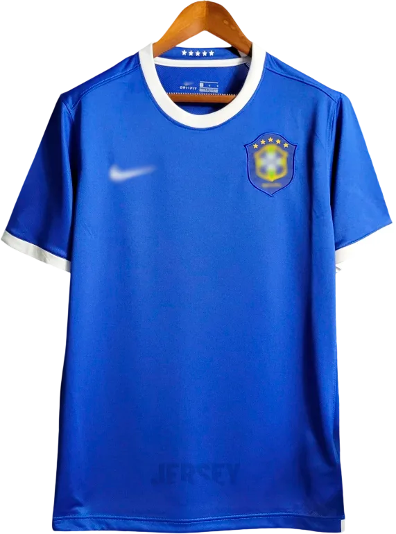 Brasilien Retro-Trikot 2006 Auswärts – Vorderseite