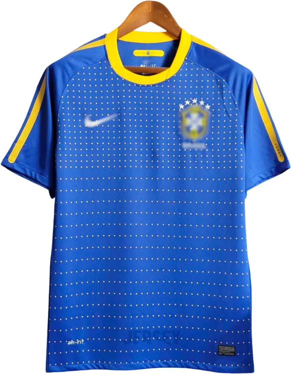 Brasilien Retro-Trikot 2010 Auswärts – Vorderseite