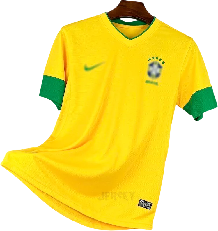 Brasilien Retro-Trikot 2012 Heim – Vorderseite