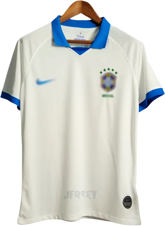 Brasilien Retro-Trikot 2019 Auswärts – Vorderseite