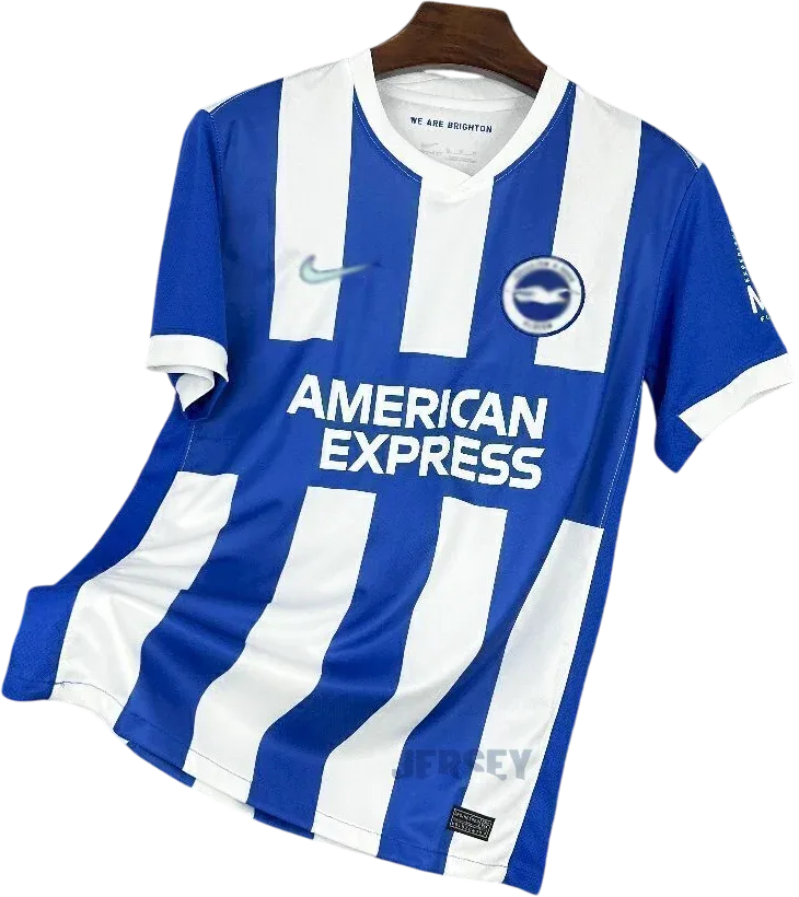Brighton & Hove Albion Retro-Trikot 2025/26 Heim – Vorderseite