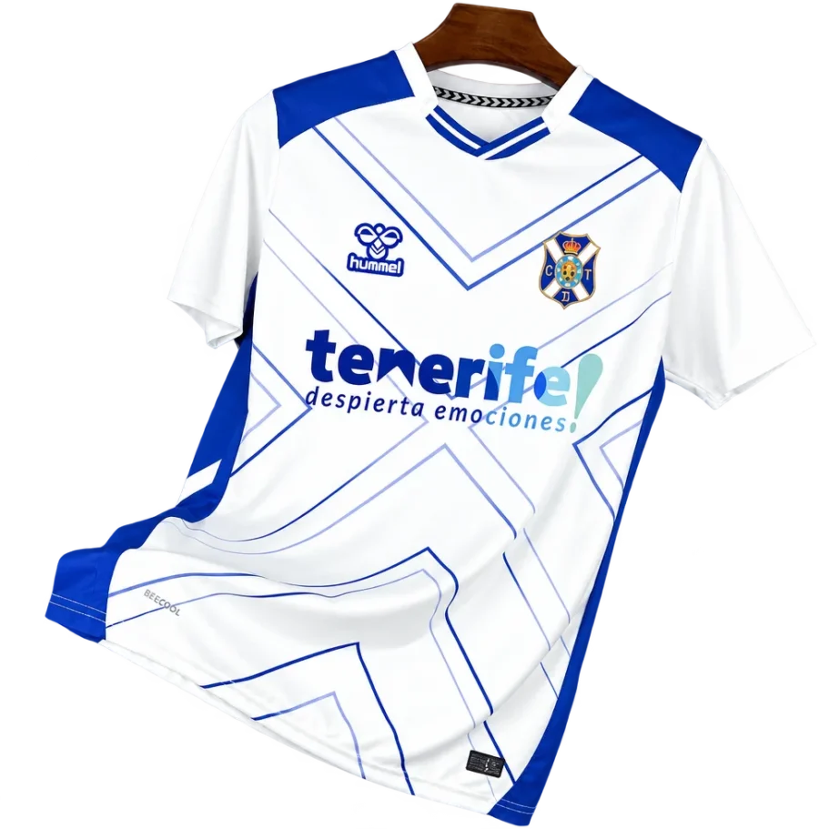 CD Teneriffa Retro-Trikot 2025/26 Heim – Vorderseite