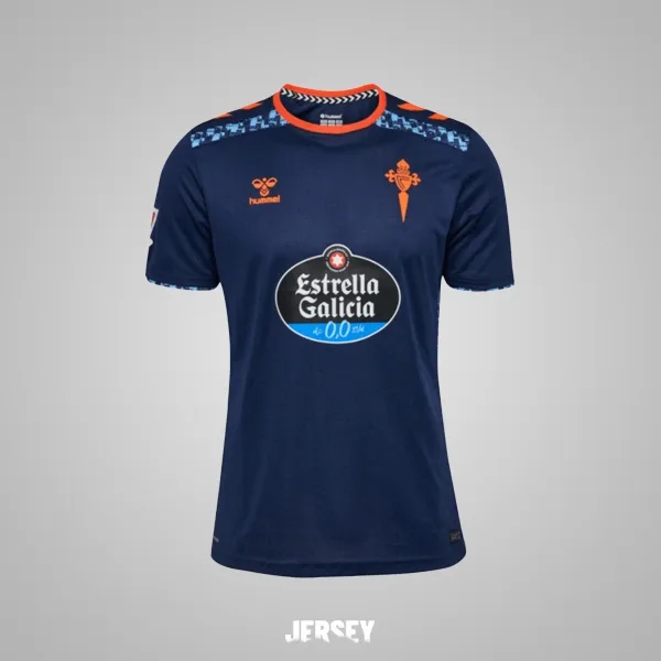 Celta Vigo Retro-Trikot 2024/25 Auswärts – Vorderseite
