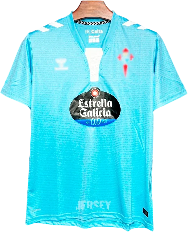 Celta Vigo Retro-Trikot 2024/25 Heim – Variante 2 – Vorderseite