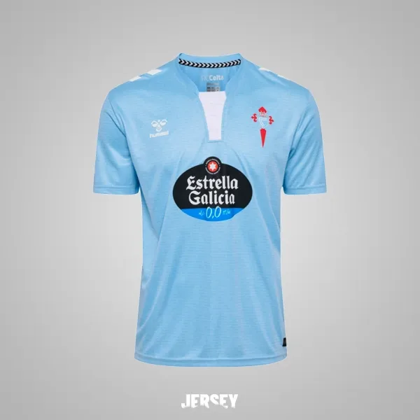 Celta Vigo Retro-Trikot 2024/25 Heim – Vorderseite