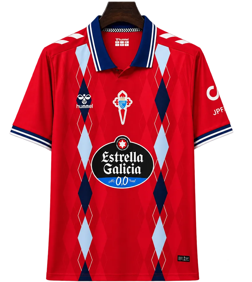 Celta Vigo Retro-Trikot 2026/27 Ausweich – Vorderseite