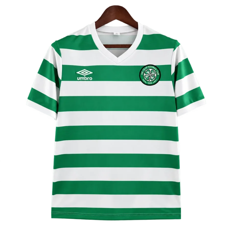Celtic Glasgow Retro-Trikot 1980/81 Heim – Vorderseite