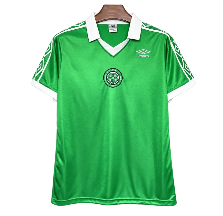 Celtic Glasgow Retro-Trikot 1980 Auswärts – Vorderseite