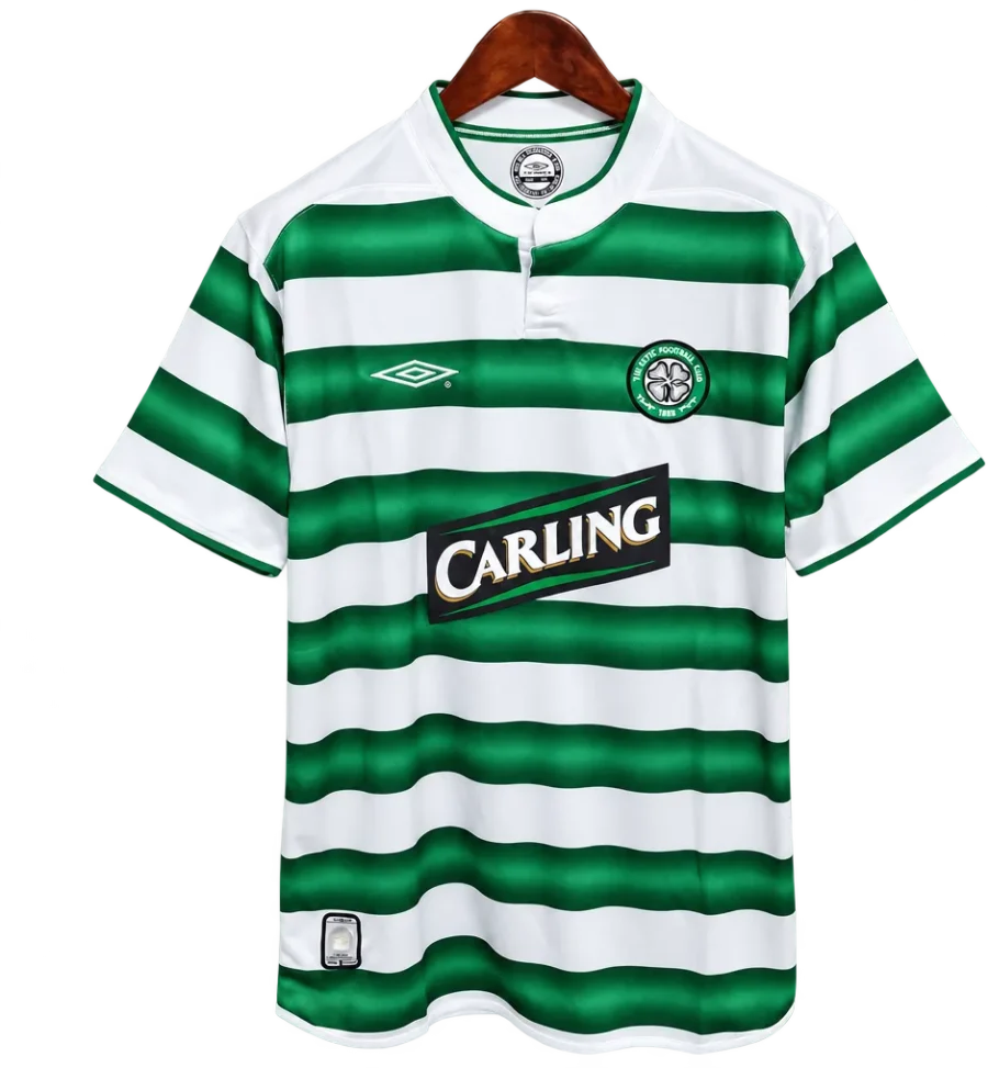 Celtic Glasgow Retro-Trikot 2003/04 Heim – Vorderseite