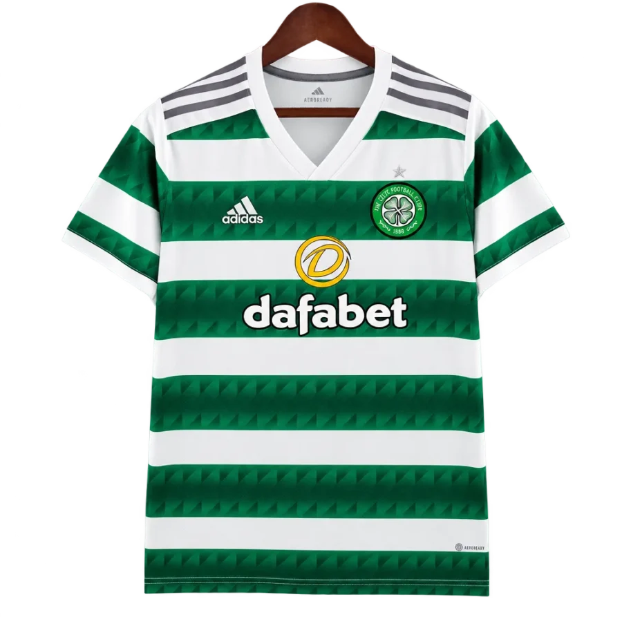 Celtic Glasgow Retro-Trikot 2022/23 Heim – Vorderseite