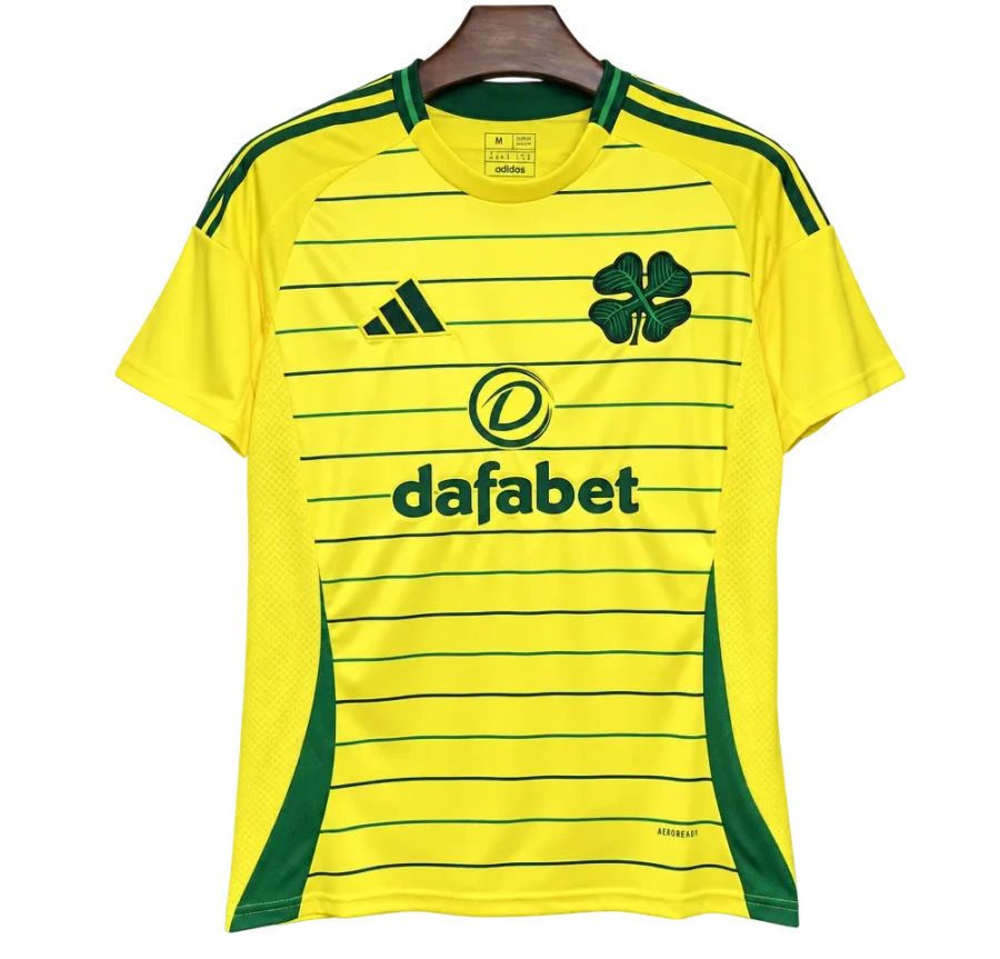 Celtic Glasgow Retro-Trikot 2024/25 Auswärts – Vorderseite