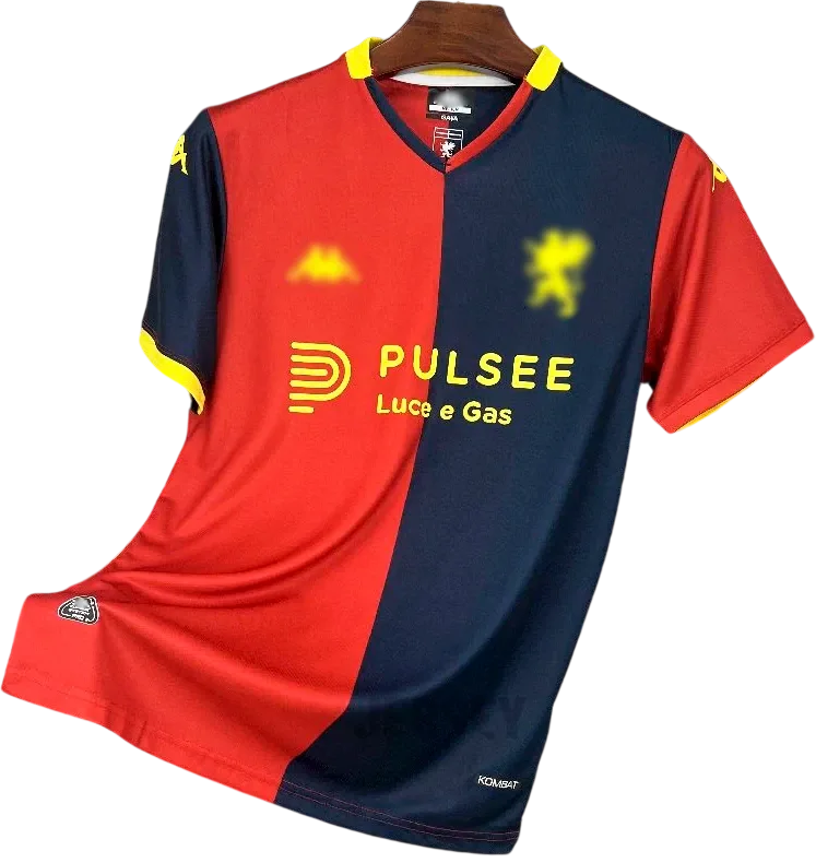 CFC Genua Retro-Trikot 2025/26 Heim – Vorderseite