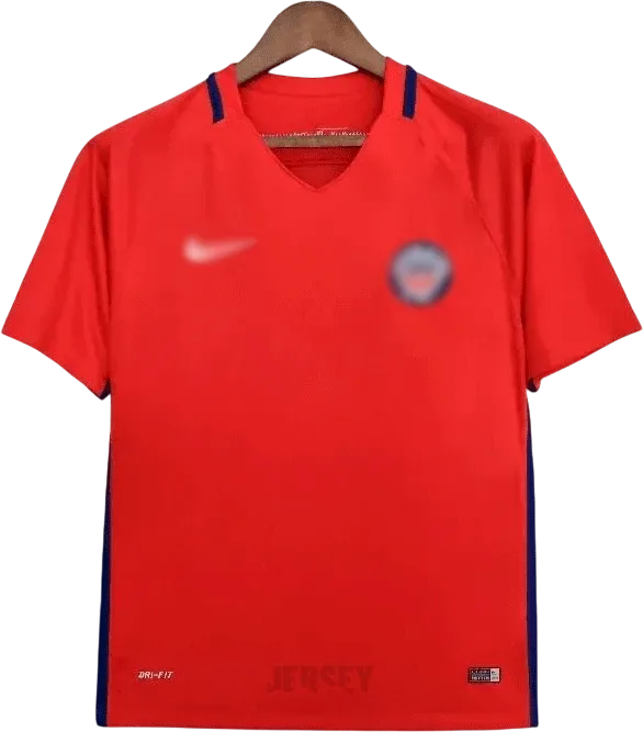 Chile Retro-Trikot 2016 Heim – Vorderseite