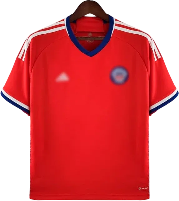 Chile Retro-Trikot 2022 Heim – Vorderseite