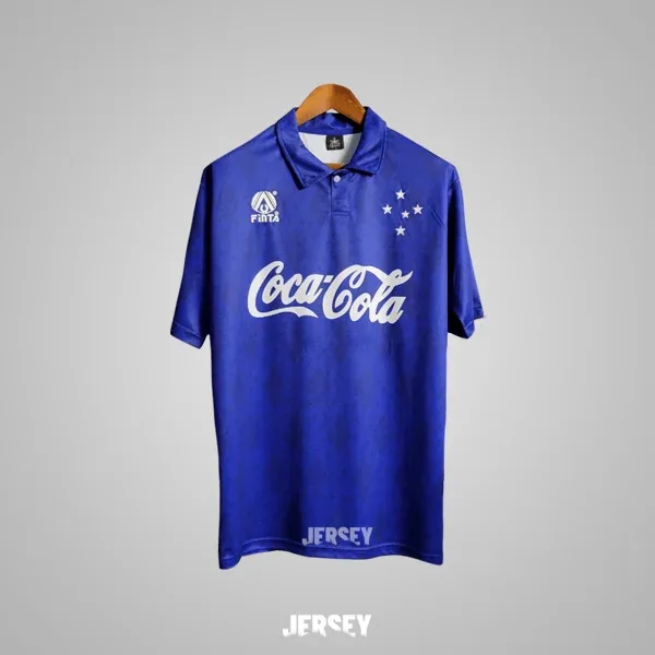 Cruzeiro EC Retro-Trikot 1992/93 Heim – Vorderseite