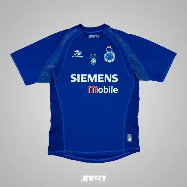 Cruzeiro EC Retro-Trikot 2004/05 Heim – Vorderseite