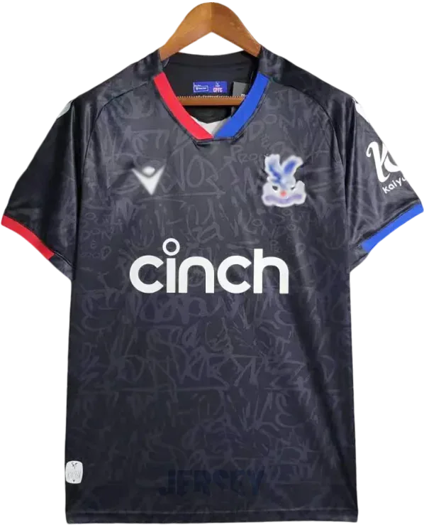 Crystal Palace Retro-Trikot 2023/24 Ausweich – Vorderseite