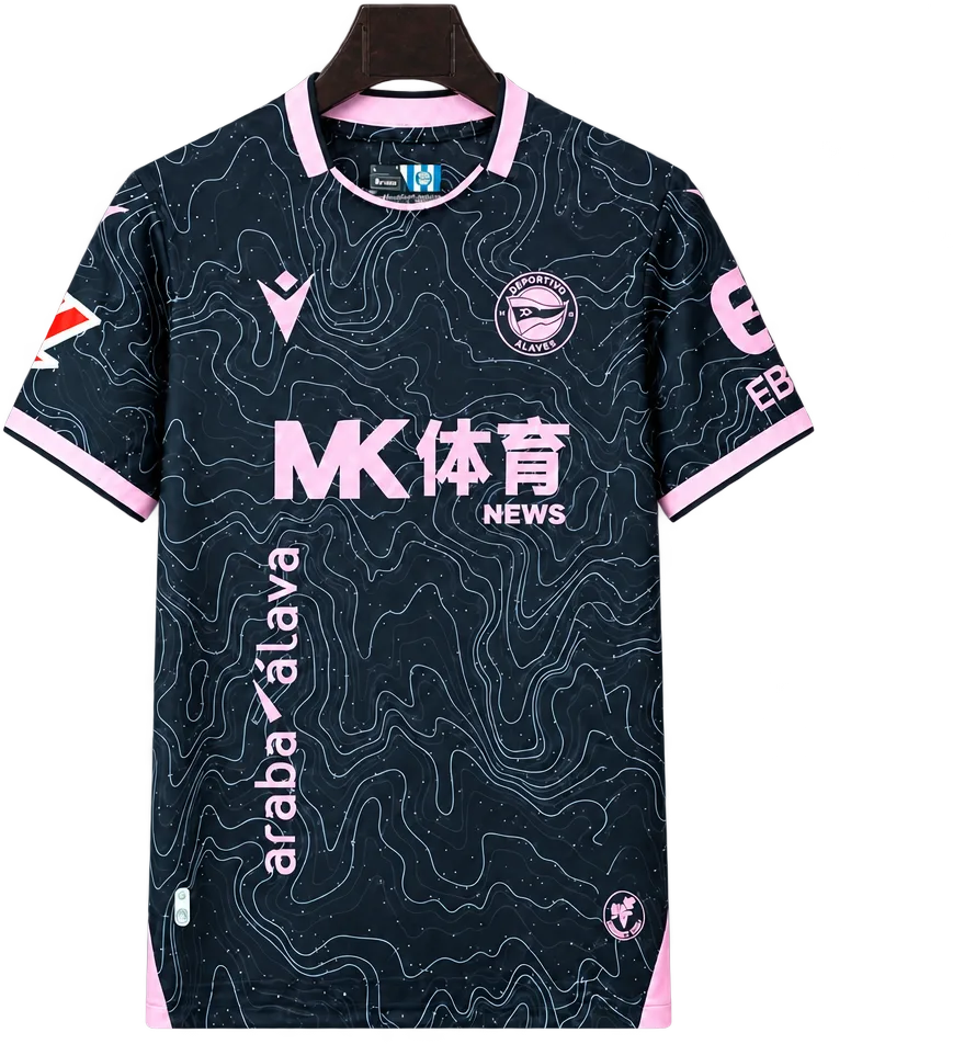 Deportivo Alavés Retro-Trikot 2026/27 Auswärts – Vorderseite