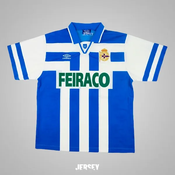Deportivo La Coruña Retro-Trikot 1996/97 Heim – Vorderseite