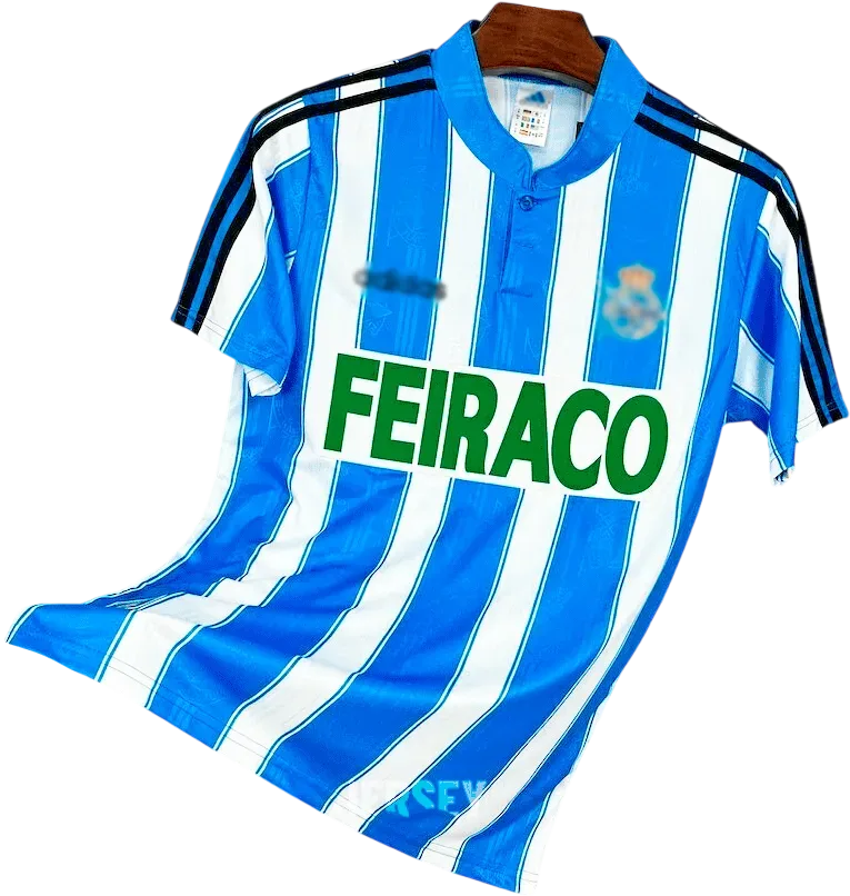 Deportivo La Coruña Retro-Trikot 1997/98 Heim – Vorderseite