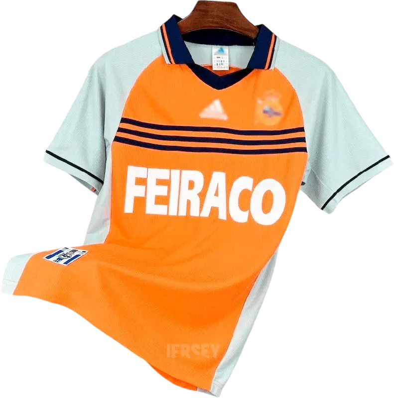 Deportivo La Coruña Retro-Trikot 1998/99 Ausweich – Vorderseite