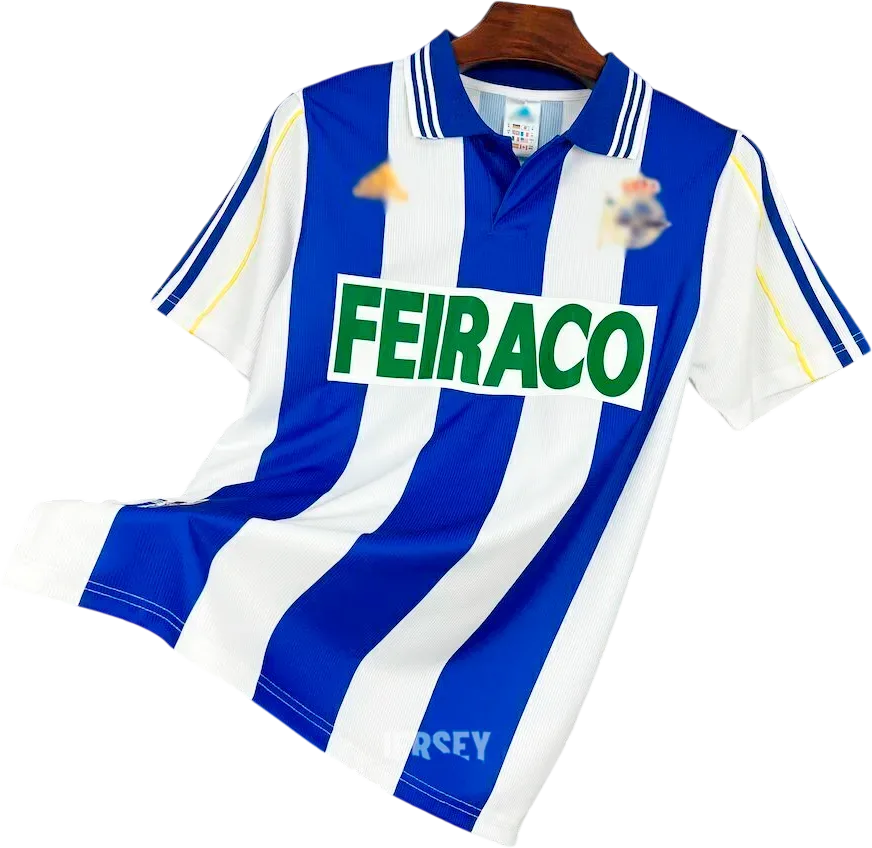 Deportivo La Coruña Retro-Trikot 1999/00 Heim – Vorderseite