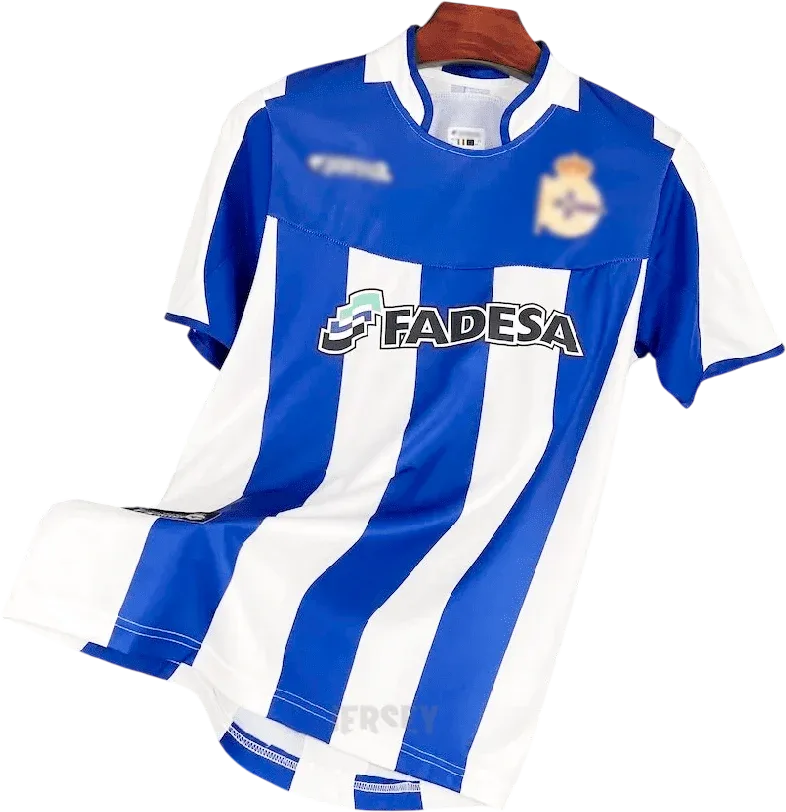 Deportivo La Coruña Retro-Trikot 2003/04 Heim – Vorderseite
