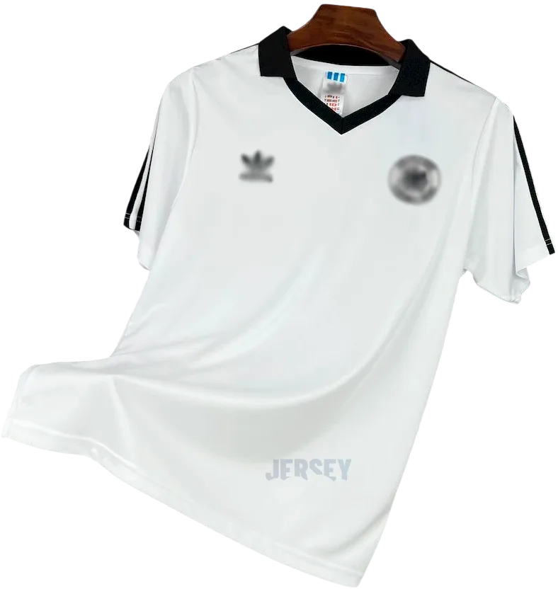 Deutschland Retro-Trikot 1980 Heim – Vorderseite