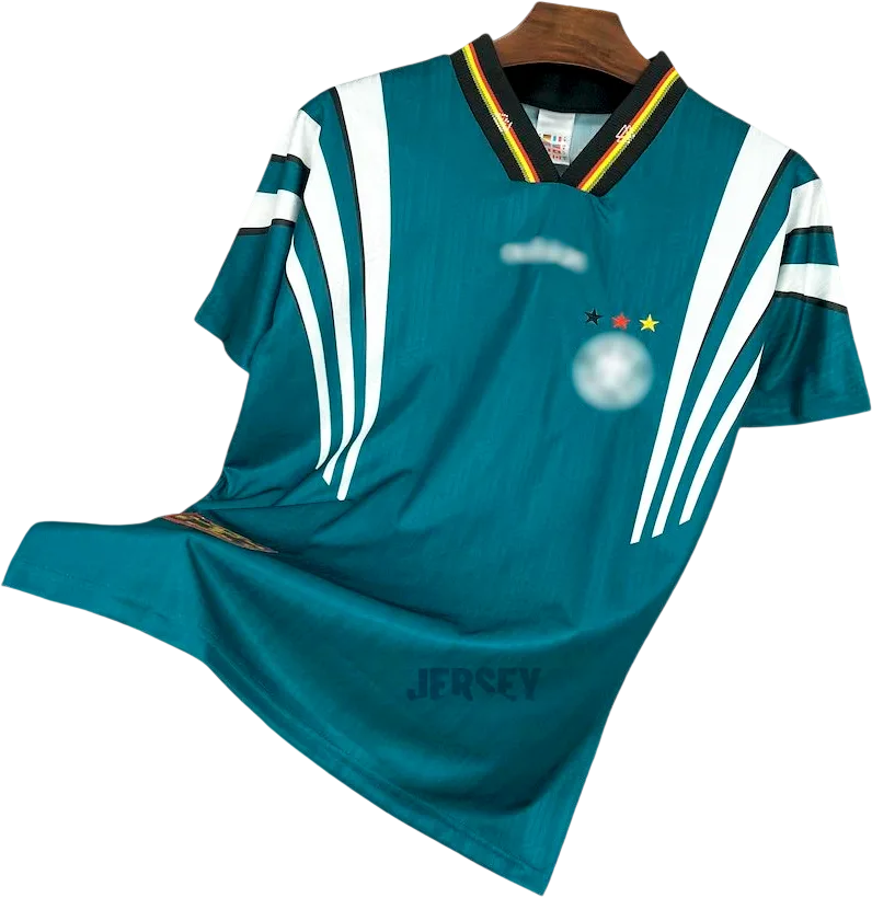 Deutschland Retro-Trikot 1996 Auswärts – Vorderseite