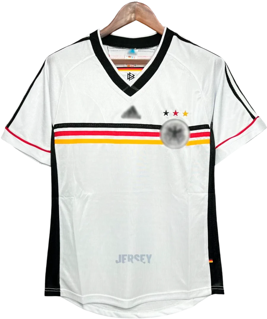Deutschland Retro-Trikot 1998 Heim – Vorderseite