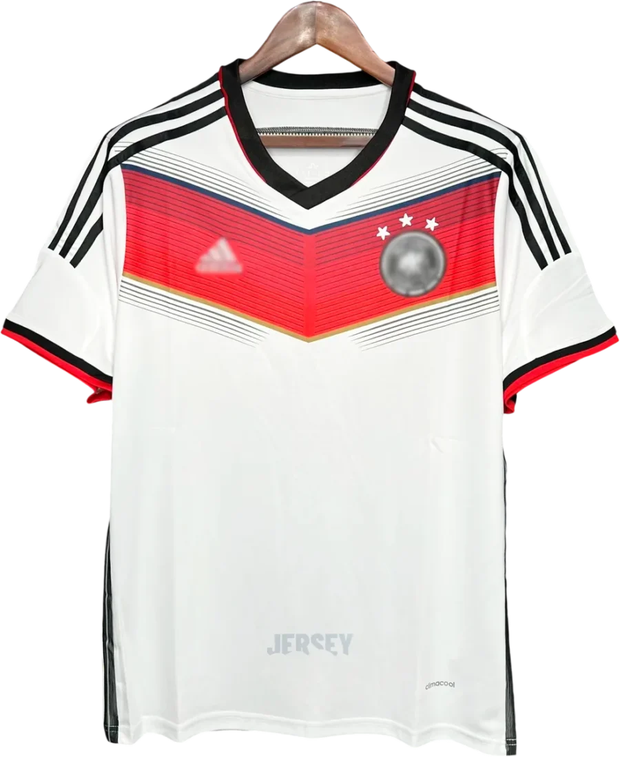 Deutschland Retro-Trikot 2014 Heim – Vorderseite