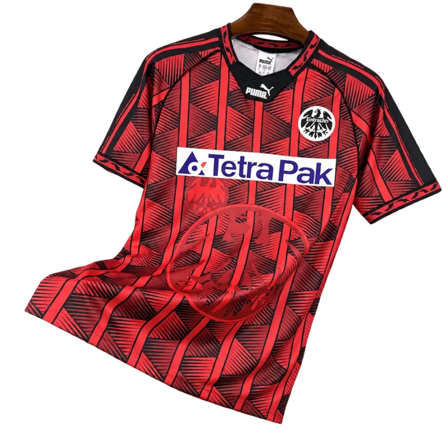 Eintracht Frankfurt Retro-Trikot 1995/96 Heim – Vorderseite